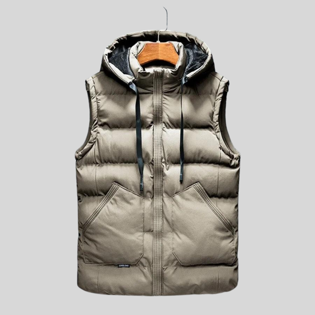 Savelli | Gestepptes Gilet mit Kapuze