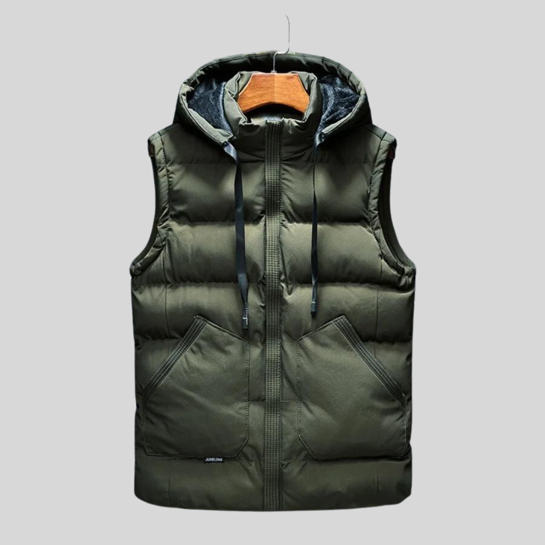 Savelli | Gestepptes Gilet mit Kapuze