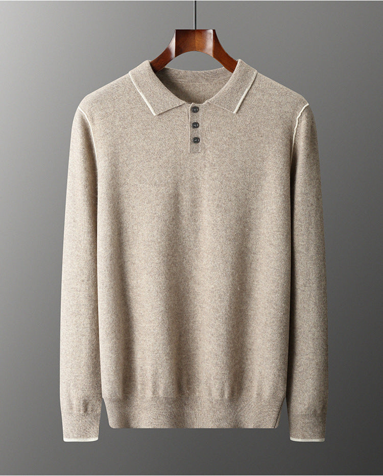 Savelli | Polo-Pullover aus 100 % Kaschmir