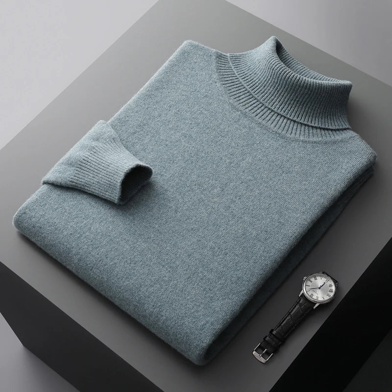 Savelli | Rollkragenpullover aus 100 % Merinowolle