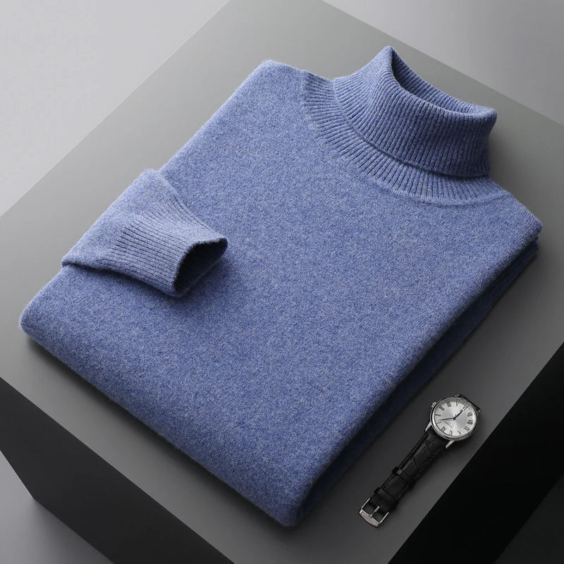 Savelli | Rollkragenpullover aus 100 % Merinowolle