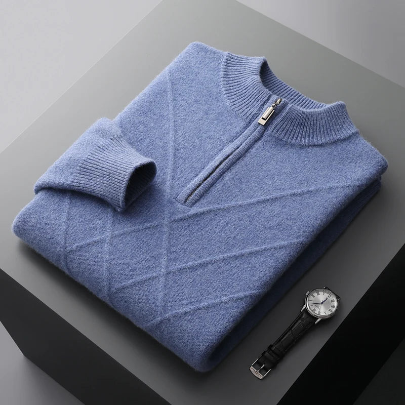 BySavelli | Gestreifter Pullover aus 100% Kaschmir