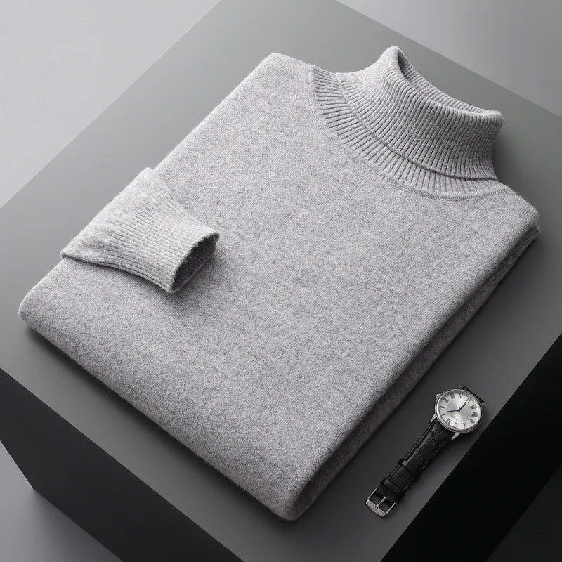 Savelli | Rollkragenpullover aus 100 % Merinowolle