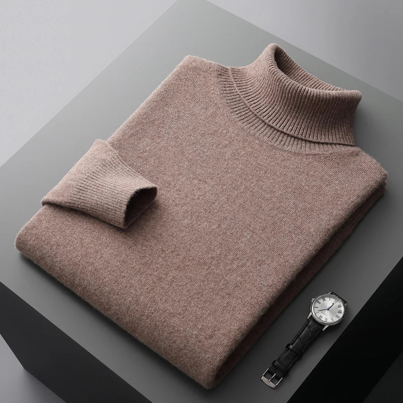 Savelli | Rollkragenpullover aus 100 % Merinowolle