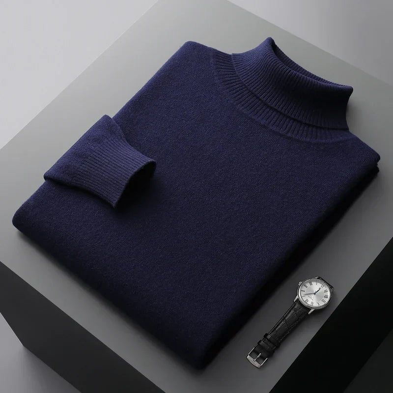 Savelli | Rollkragenpullover aus 100 % Merinowolle